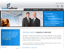 Tablet Screenshot of lainfaulkner.com